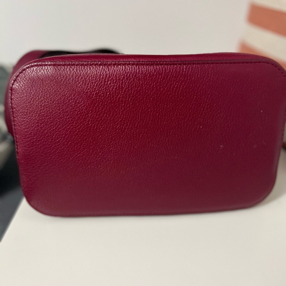 EUC Kate Spade Marti Large Bucket Bag Burgundy - Picture 6 of 7